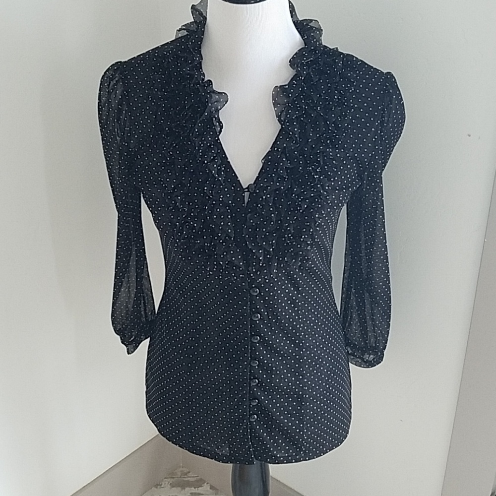 Beautiful polka dot blouse, I.N.C